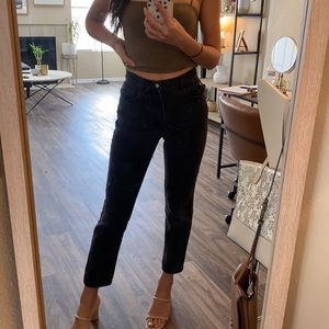 Vintage black lee mom jeans